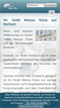Mobile Screenshot of hotel-auf-borkum.de